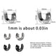 thumbnail image 5 of Cateissary Enchufes de poste de armario de acero inoxidable, soporte de barra de brida en forma de U de 25/32mm, soporte de riel de armario de 3 Almacenamiento y organización del hogar 32 mm/acero, 5 of 6