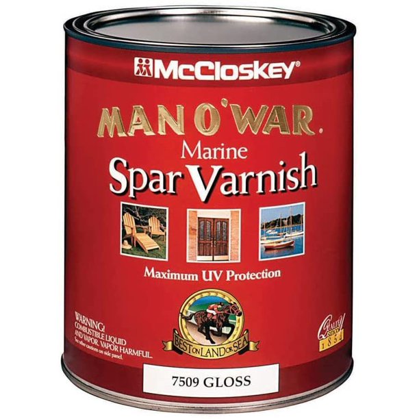 Man O' War Spar Varnish, Gloss, Quart
