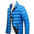 thumbnail image 4 of purcolt Mens and Big Mens Lightweight Warm Puffer Jacket Long Sleeve Thermal Down Jacket Casual Stand-Up Collar Winter Coat Outerwear, 4 of 8