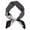 Black, variant on 27.5' Silk Feel Square Scarf for Men Vintage Satin Bandana Tiny Pattern Print Neckerchief Geometry Head Scarf for Summer Travel Accessory