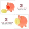 thumbnail image 5 of KAKOWELY 1pc Plastic Pig Shape Coin Storage Container Adorable Coin Box For Children,4.33"X3.94"X3.94", 5 of 5