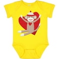 thumbnail image 3 of Inktastic Hug Sock Monkey Boys or Girls Baby Bodysuit, 3 of 5