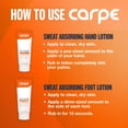 thumbnail image 4 of Paquete Lotion Carpe que absorbe el sudor para manos y pies, 4 of 7
