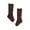 Coffee, variant on Baby Socks Ribbed Mid Calf Length Socks Solid Color Fashion Style Student and Sport Socks Navy 0-6 Months