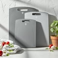 thumbnail image 2 of Henckels 3-pc Plastic Cutting Board Set - Grey, 2 of 5