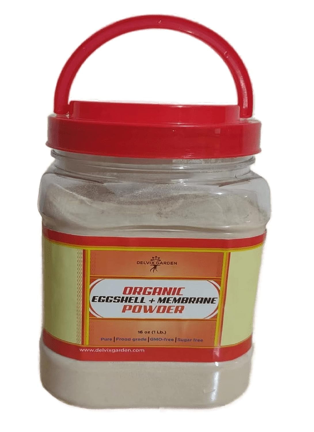 Eggshell+Membrane Powder,16 oz: Eggshell Powder Combined with Eggshell Membrane Powder Supplement