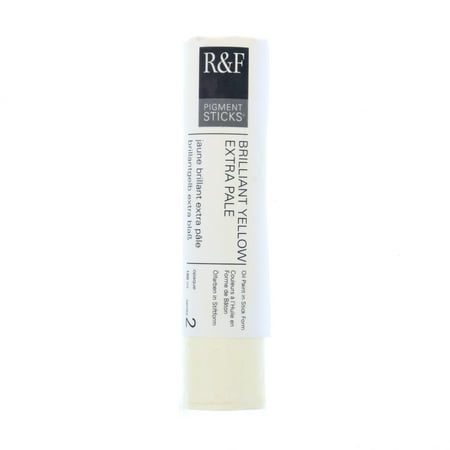 UPC: 0836943006041 | R&F Handmade Paints Pigment Stick  188ml  Brilliant Yellow Extra Pale