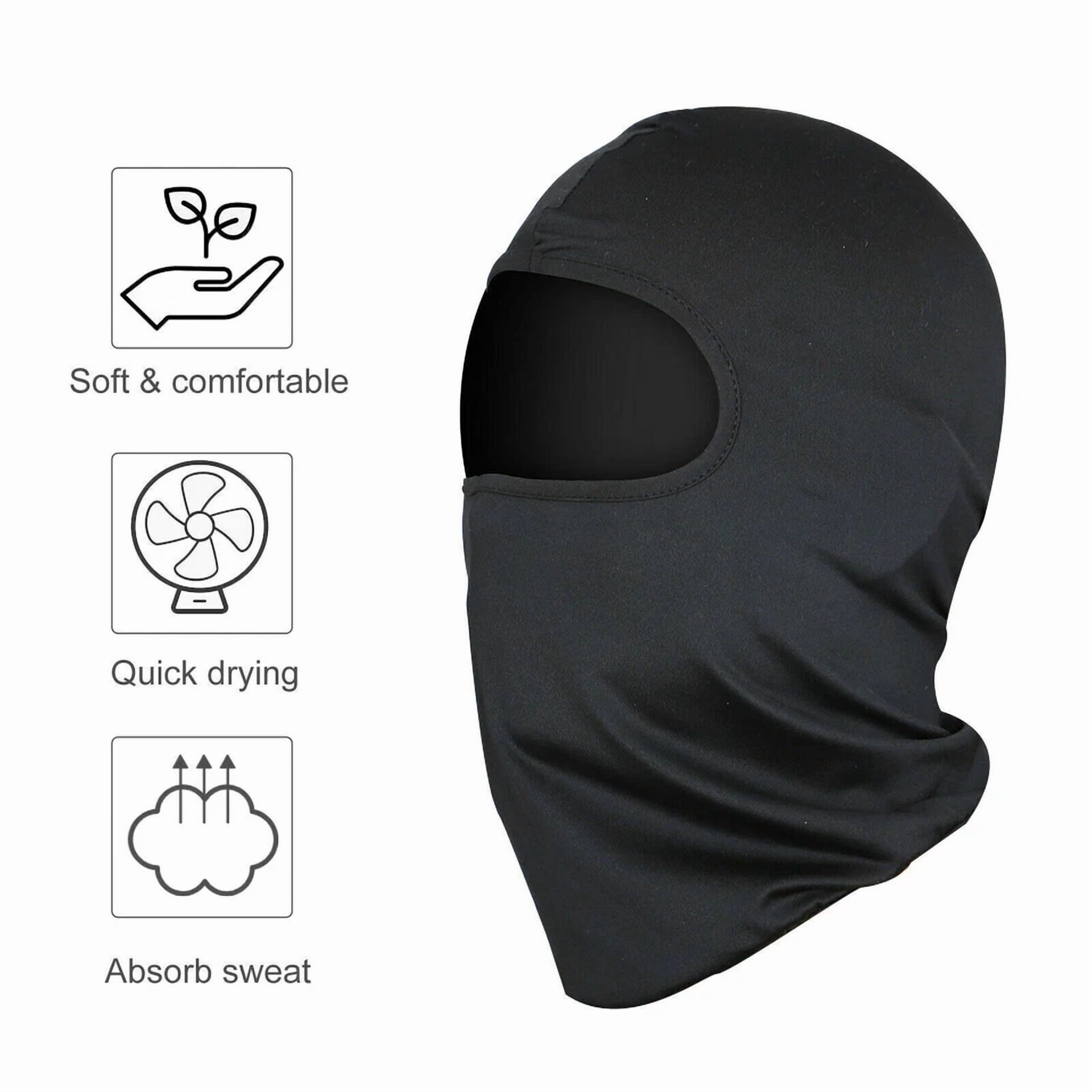 CIRCLE- 3 Pack Tactical Balaclava Thin Full Face Mask Lightweight Motorcycle Warmer Ski