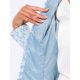 thumbnail image 5 of Blazer de Tweed a Cuadros INSPIRE CHIC para Mujer, Chaqueta de Oficina de Manga Larga y Frontal Abierto, Talla M Azul, 5 of 6