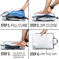 thumbnail image 3 of Juego de cubos de embalaje por compresión TRIPPED Travel Gear, 6 piezas, 3 of 7