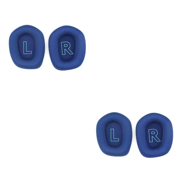 Tholdsy 2 piezas Cojín para auriculares Auriculares Suavidad Aislamiento de ruido Auriculares Orejeras Cubierta Accesorios en la oreja Azul 2piezas