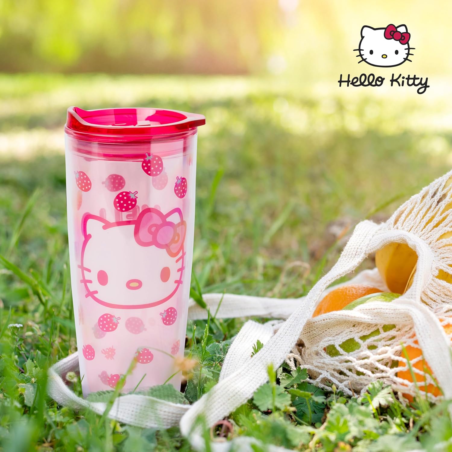 Silver Buffalo Sanrio Hello Kitty Strawberry Double Liberia | Ubuy