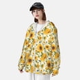thumbnail image 3 of Vsdgher Beautiful Countryside Sunflower Print Adult Hoodie Shirts Rash Guard for Men Women,Long Sleeve Sun Protection Fishing Shirts for Athletic Running Swim-Small, 3 of 7