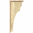 thumbnail image 3 of 6"W x 12"D x 28"H Yorktown Rough Sawn Corbel w/Backplate, Douglas Fir, 3 of 9