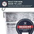 thumbnail image 5 of Behrens Metal Pail Galvanized 10 Qt, 5 of 8