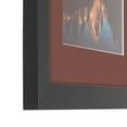 thumbnail image 5 of ArtToFrames 17x23" Matted Picture Frame with 13x19" Single Mat Photo Opening Framed in 1.25" Satin Black and 2" Brique Mat (FWM-3926-17x23), 5 of 8