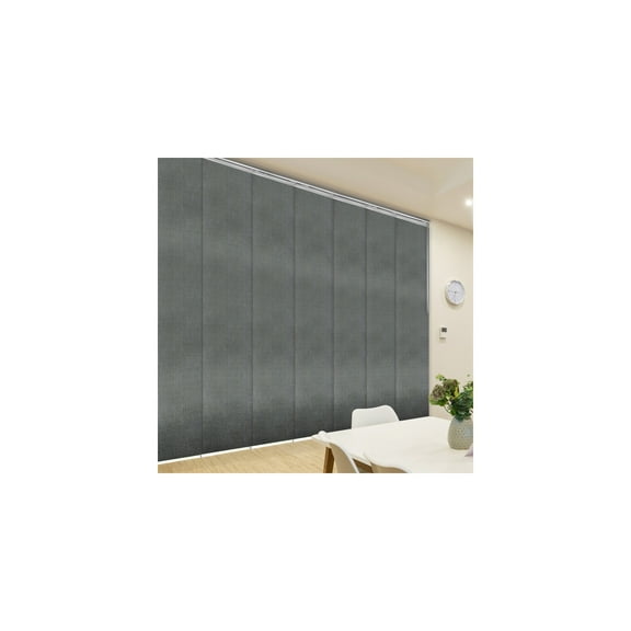 Modern Room Divider PanelsSteel Decorative ScreensAdjustable Width 110-153"Home Partition Decor
