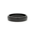 thumbnail image 2 of Womens Black Plate 5mm Stainless Steel Band, Ring Size 9, 2 of 5