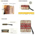 thumbnail image 3 of ZUXONGSY Christmas Corgi Dog Print Handbag with Large Capacity Makeup Bag Wallet for Women PU Leather Top Handle Satchel Set with Fashion Cosmetic Pouch Purse Money Organizers for Daily Use Work, 3 of 4