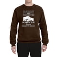 thumbnail image 2 of Daddy And Daughter Always Heart To Heart Daddys Girl Father Gift | Mens Father's Day Crewneck Sweatshirt, Brown, Medium, 2 of 4