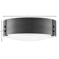 thumbnail image 2 of Hinkley Lighting - Sawyer - 15W 3 LED Outdoor Medium Flush Mount In Rustic, 2 of 6