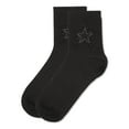 thumbnail image 3 of MeMoi Women's Starstruck Rhinestone Embellished Anklet Sock - Mens - Male, 3 of 4