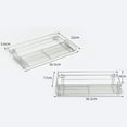 thumbnail image 3 of Mosiee Camping Table Drain Basket Folding Tableside Hanger Storage Rack For Igt Table Desktop Side Expansion Rack, 3 of 9