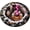 #C, variant on 3D Haunted Staircase Round Rug, Optical Illusion Halloween Carpet for Living Room Entryway, Non Slip Mat