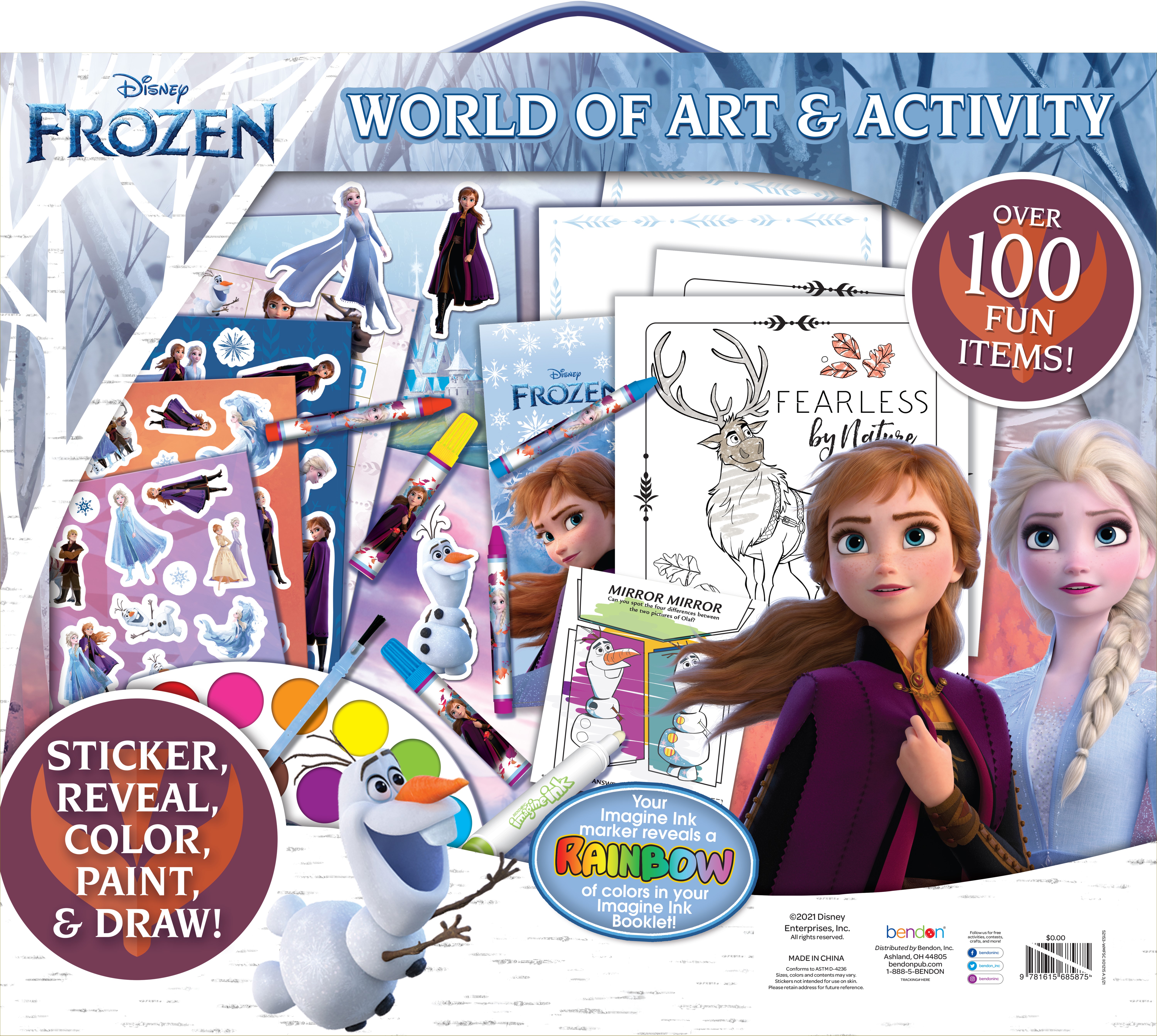 Disney Frozen World Of Art & Activity Kit with an Imagine Ink Book - image 2 of 8
