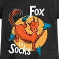 thumbnail image 3 of Fox In Socks Jumping  - Girls Fitted Short Sleeve Tee, 3 of 6