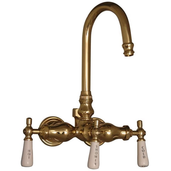 Barclay Leg Tub Diverter w/Porcelain