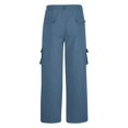 thumbnail image 2 of Men Cargo Pants Loose Fit Straight Flex Sweatpants Athletic Lightweight Hiking Pant Multi Pockets Casual Joggers, 2 of 4