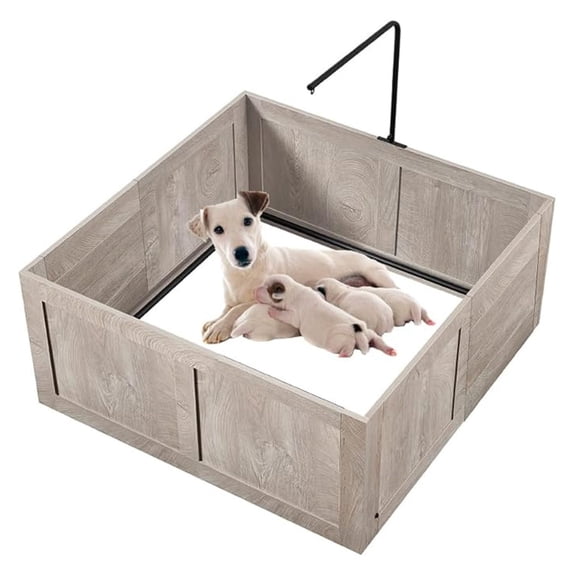 Whelping Box for Dogs, Dog Whelping Box for Puppies Birth, Puppy Whelping Box for Small Medium Large Dogs, Small Medium Large Breed Whelping Pen, Pet Dog Puppy Playpen Indoor