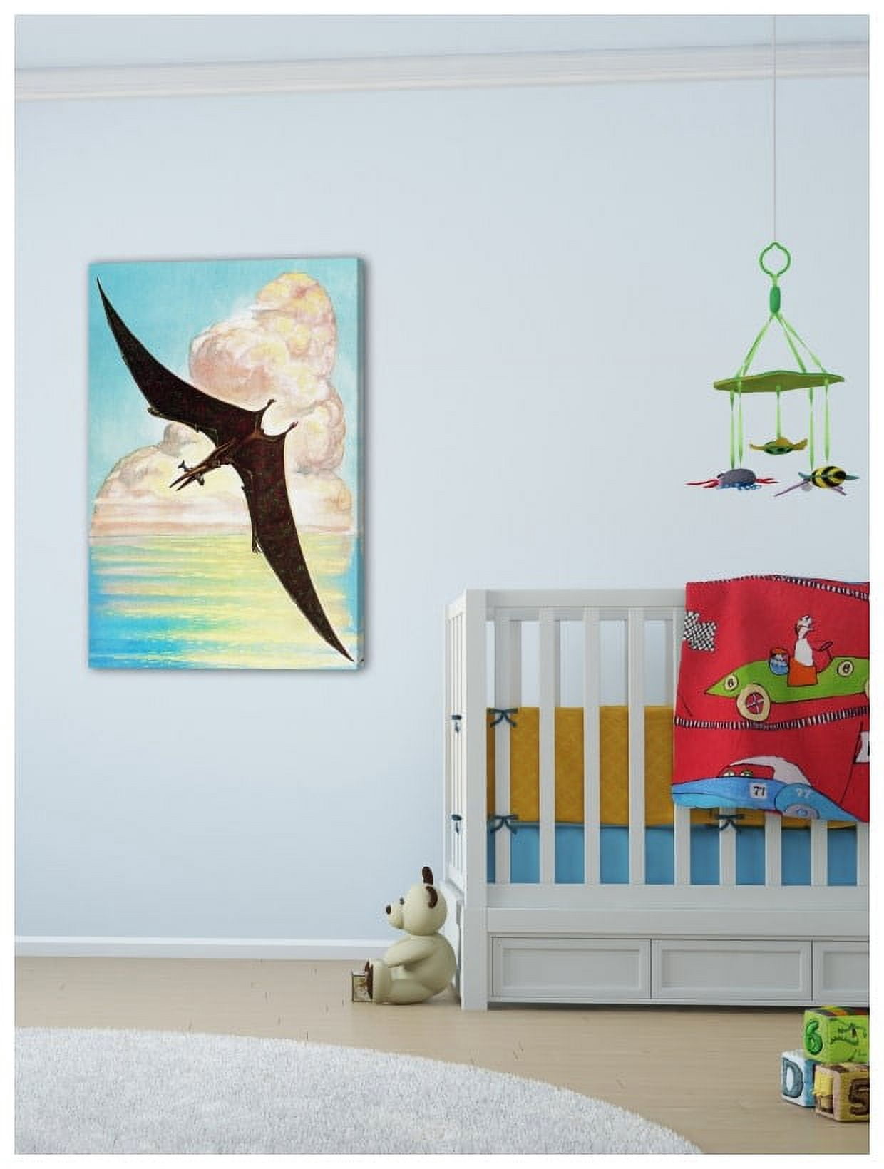 Marmont Hill "Pterodactyl" by Curtis Painting Print on Canvas