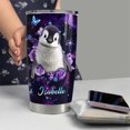 thumbnail image 6 of Personalized Penguin Tumbler 20oz 30oz Tumblers with Lid Gift for Girl Daughter Women Best Friend Sister Animal Lovers Christmas Birthday, 6 of 6
