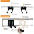 thumbnail image 4 of 15 PCS Tool Storage Rack, Garage Storage Wall Mount Organizer Garden Tool Heavy Duty Racks Broom Holder Hooks Hangers Max 420lb for Rake Shovel Lawn Garden, 4 of 6