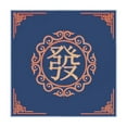 thumbnail image 4 of Baoblaze Board Game Mat Noise Reduction Table Cover Mahjong Game Table Cover Mat for Tile Blue A, 4 of 8