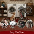 thumbnail image 3 of Mitzzllc Vintage Washable Runner Rug, Machine Made, Maroon and Beige, 2FT*10FT, Non-Slip Backing, 3 of 8