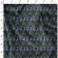 thumbnail image 3 of Soimoi Green Rayon Fabric Scared Geometric Galaxy Decor Fabric Printed Yard 58 Inch Wide, 3 of 6
