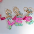 thumbnail image 3 of 1Pcs Lentejuelas Brillantes Rellenas 26 Letra Llavero De Moda A-Z Iniciales Con Colgante De Mariposa Alfabeto Coche Regalos, 3 of 4