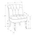 thumbnail image 3 of Monarch Leather Accent Chair in Dark Brown, 3 of 3