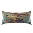 thumbnail image 3 of WOBOGO Strange Fish Satin Pillowcase Soft Smooth Envelope Design Comfortable Bedding Essentials 20×26in, 3 of 9