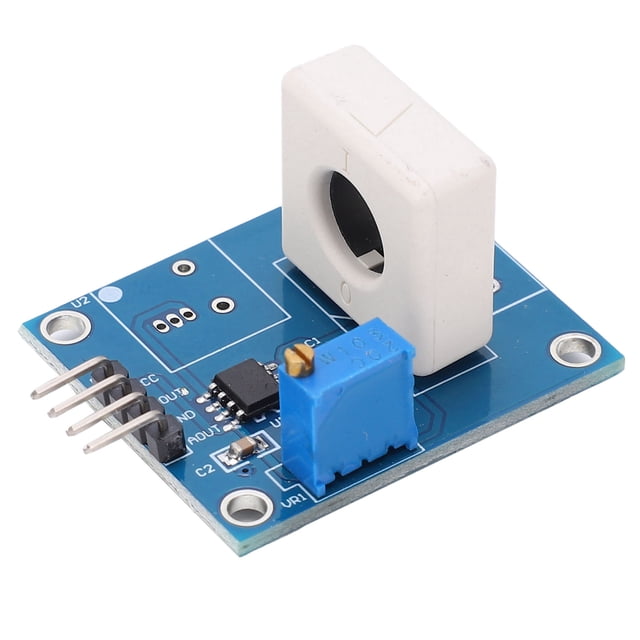 Módulo de Sensor de detección de corriente Hall de 5V CC, Detector de protección contra sobrecorriente de cortocircuito 35A, WCS1800