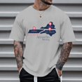 thumbnail image 2 of TSADFHJI Men Tops Mens Usa Weather Disaster Strong Southeast Strong Short Sleeve T Shirt L Grey, 2 of 5