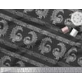 thumbnail image 3 of Soimoi Poly Georgette Fabric Peacock Block Print Fabric by The Yard 42 Inch Wide, 3 of 3