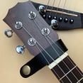 thumbnail image 3 of instrumento musical Correa de guitarra de cuero cinturón de bloqueo de botón eléctrico para ukelele bajo negro Barbie Nuevos Originales, 3 of 7
