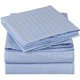 thumbnail image 1 of Juego de sábanas Mellanni Hotel Luxury 1800 Queen Size, color azul claro, 1 of 1