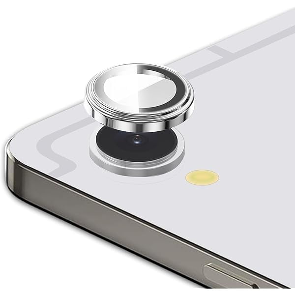 wonima11 Zeking (2 Set for Samsung Galaxy Tab S10 FE+ Camera Lens Protector, Scratch-Resistant HD Clarity Ultra-Thin 9H Tempered Glass with Aluminum Edging, Individual Metal Lens Cover(Silver)