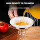 thumbnail image 5 of Colador de alimentos de malla fina, ideal para filtrar café, jugo, aceites, vino, leche de soja, colador sin BPA compatible con embudos de cocina de 5 pulgadas, 5 of 5
