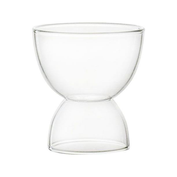 Copas de postre de vidrio Cristalería Vasos para bebidas frías Vasos para pudín Vasos para batidos Hielo Claro